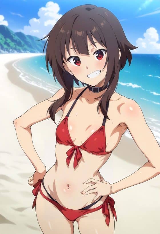 【エロ画像】ザーメンぶっかけ白濁漬けpart108！めぐみんが浜辺のナンパ男にデカチンポ種付けプレスされたり…他まとめ