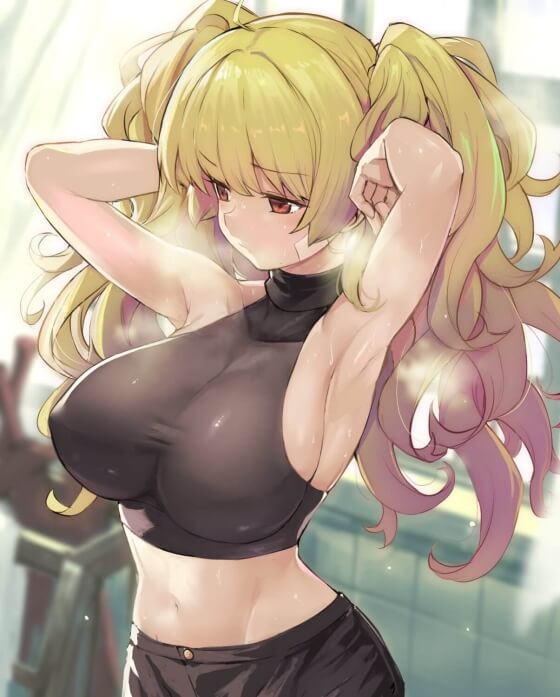 【エロ画像】 腋レイプ！！ 美少女ヒロイン達の美しい腋を弄くり回してる二次エロ画像ｗｗｗ part36