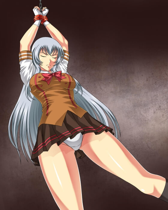 【エロ画像】拘束レイプ!美少女ヒロイン達がカラダを拘束されて抵抗できない二次エロ画像www part64