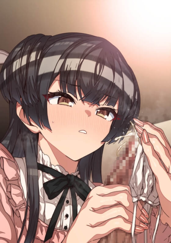 【エロ画像】美少女ヒロイン達の手コキ!美しい手でシコシコドピュドピュしまくってる二次エロ画像www part65