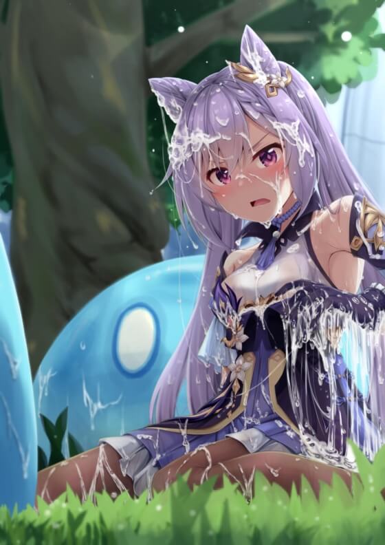 【エロ画像】雄臭い精液を大量にぶっかける美少女ヒロイン達の二次エロ画像www part83