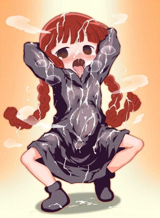 【エロ画像】雄臭い精液を大量にぶっかける美少女ヒロイン達の二次エロ画像www part83