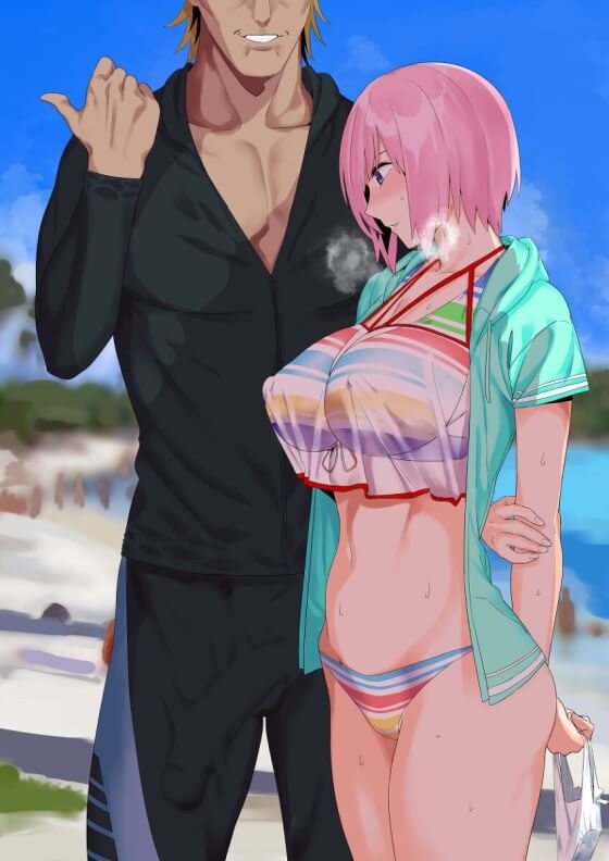 【エロ画像】NTRレイプ!美少女ヒロイン達がたくましいオチンポで寝取られちゃってる二次エロ画像www part61