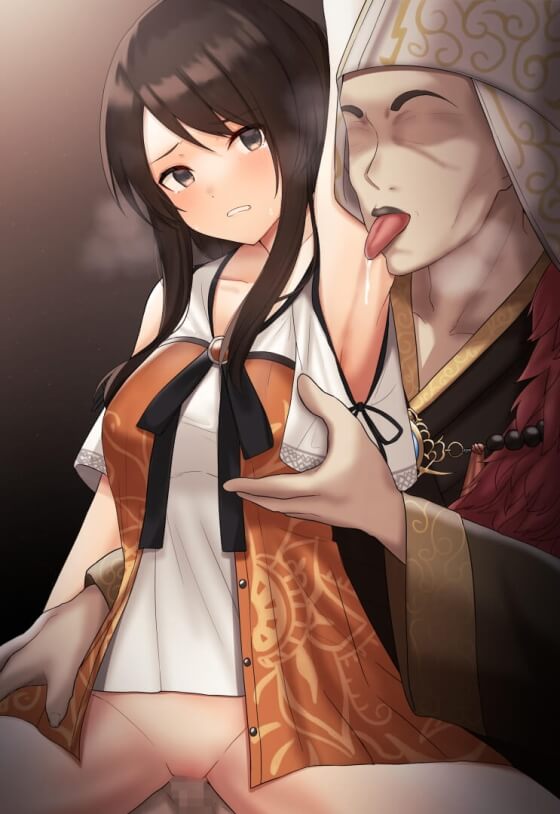 【エロ画像】美少女ヒロイン達の 腋責め!美しい腋がエロすぎてしゃぶられまくってる二次エロ画像www part39