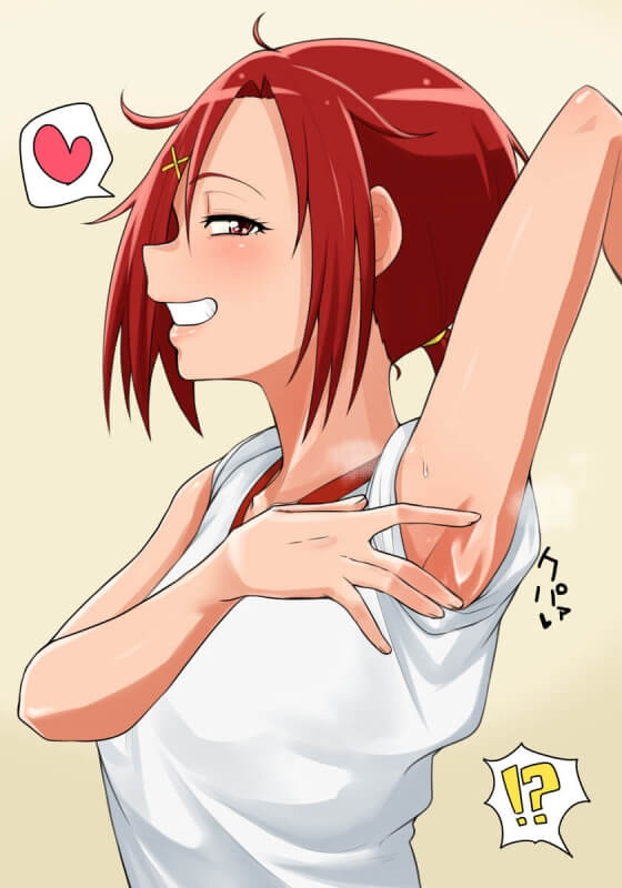 【エロ画像】美少女ヒロイン達の 腋責め!美しい腋がエロすぎてしゃぶられまくってる二次エロ画像www part39