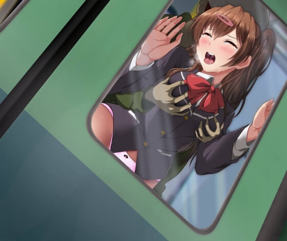 【エロ画像】痴漢レイプ!ゲス男達に電車で凌辱されちゃってる美少女ヒロイン達の二次エロ画像www part41