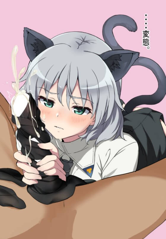 【エロ画像】 美少女ヒロイン達がシコシコ手コキオチンポ搾精しまくってドピュドピュしてる二次エロ画像 part77