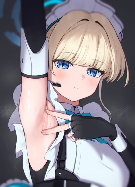 【エロ画像】美少女ヒロインの腋エロ!無防備に晒された腋にエロいことしまくる二次エロ画像 part43