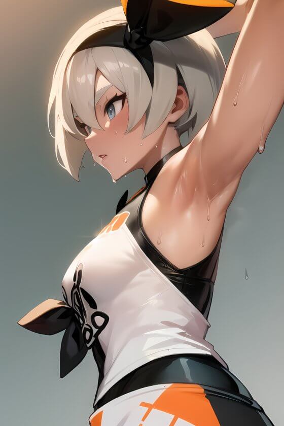 【エロ画像】美少女ヒロインの腋エロ!無防備に晒された腋にエロいことしまくる二次エロ画像 part43
