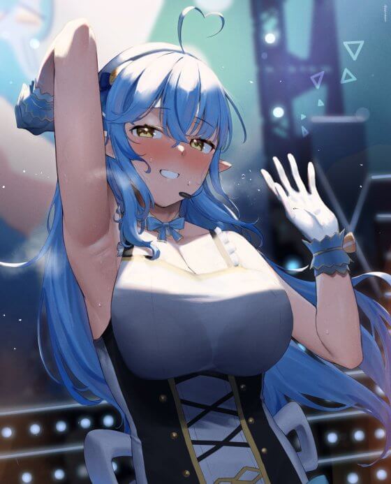 【エロ画像】美少女ヒロインの腋エロ!無防備に晒された腋にエロいことしまくる二次エロ画像 part43