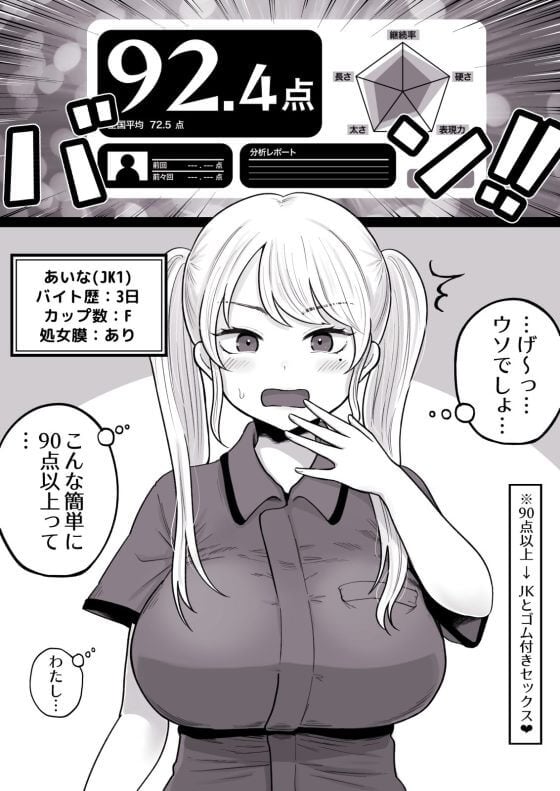 【エロ漫画】 カラオケチャレンジ高得点でJK店員のエロご奉仕！！ コロナで崖っぷちカラオケ店の起死回生の策ｗｗｗ（カラオケチャレンジ〜高得点でJK店員が淫らなサービス〜サンプル10枚）