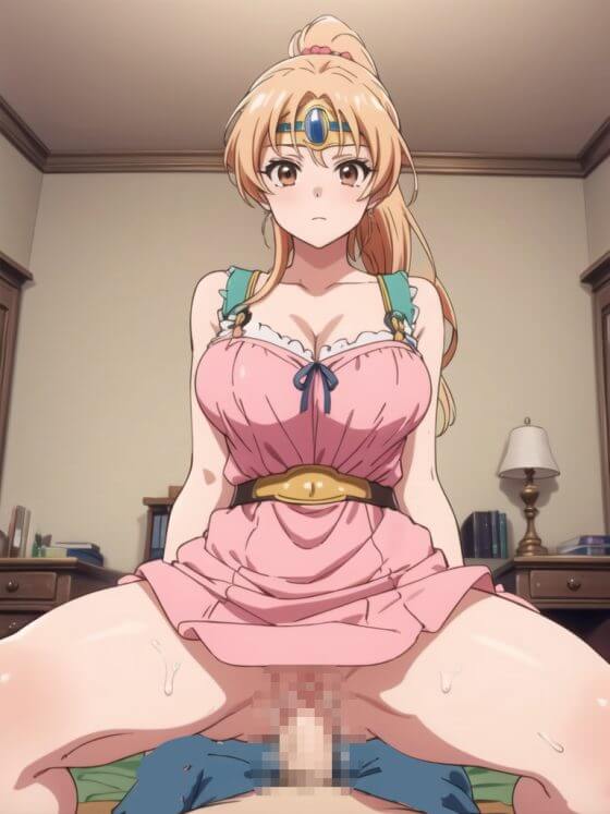 【エロ画像】美少女ヒロイン達がオチンポでトロットロに気持ちよくされちゃってる二次エロ画像part148