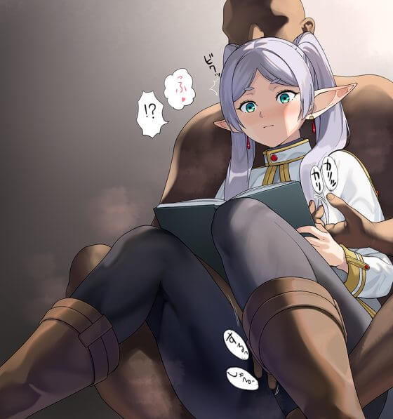 【エロ画像】痴漢レイプ!美少女ヒロイン達が変態おじさん達にコソコソとエロいことされまくってる二次エロ画像part45