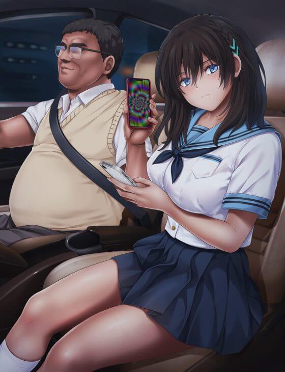 【エロ画像】催眠レイプ!美少女ヒロイン達が認識改変で凌辱されまくってる二次エロ画像part119