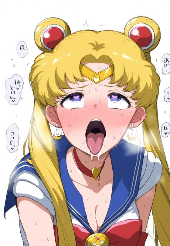 【エロ画像】アヘ顔レイプ!美少女ヒロイン達がオチンポで強制アクメさせられちゃってる二次エロ画像part164