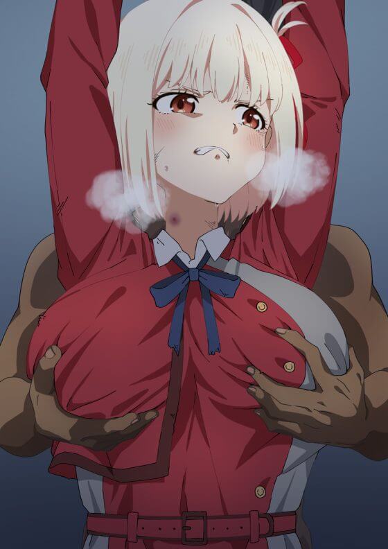 【エロ画像】オッパイ凌辱!美少女ヒロイン達が胸をいじくり回されちゃってる二次エロ画像part139