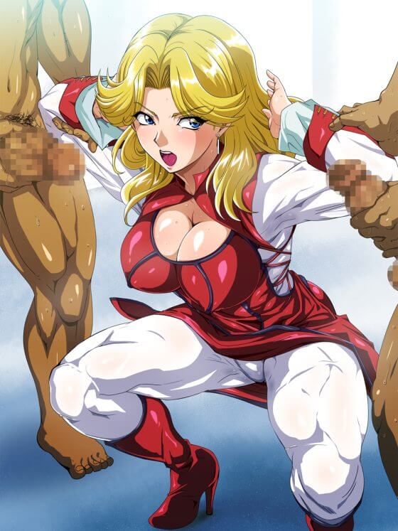 【エロ画像】輪姦レイプ!美少女ヒロイン達がゲスチンポに囲まれて犯されまくってる二次エロ画像part131