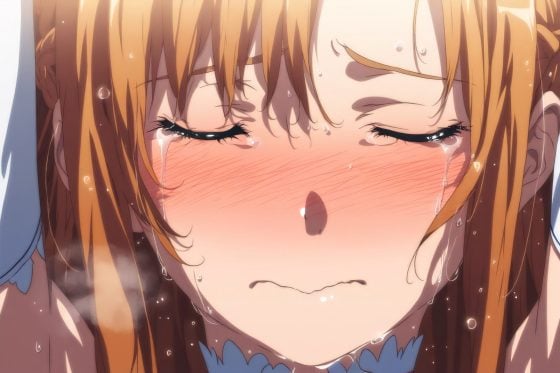 【SAO・エロ画像】強気に抗うアスナがオベイロンのNTRチンポに完全敗北連続アクメをキメられる…！
