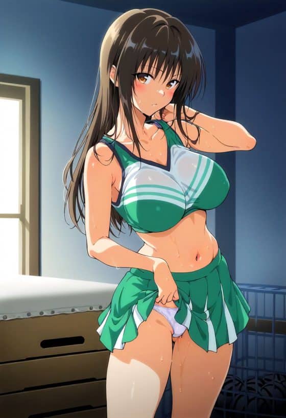 【エロ画像】美少女ヒロイン凌辱レイプpart170!古手川唯がチアコスを着せられ体育倉庫レイプされたり…他まとめ