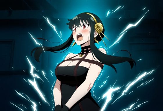 【スパイファミリー・エロ漫画】ヨルさんが変態男の電撃で失神敗北!?力が入らないヨル・フォージャーが中出しレイプキメられる…!