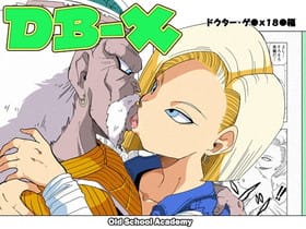 【ドラゴンボール・エロ画像】エロ仙人の停止装置!身動きできない18号がカラダ中舐め回されてイカされまくる…!