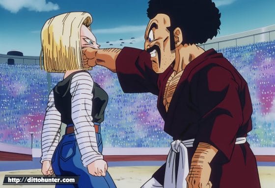 【ドラゴンボール・エロ画像】人造人間18号がサタンの絶倫デカチンポでねちっこいNTRセックスされちゃう!