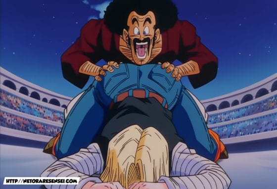 【ドラゴンボール・エロ画像】人造人間18号がサタンの絶倫デカチンポでねちっこいNTRセックスされちゃう!