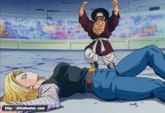 【ドラゴンボール・エロ画像】人造人間18号がサタンの絶倫デカチンポでねちっこいNTRセックスされちゃう!