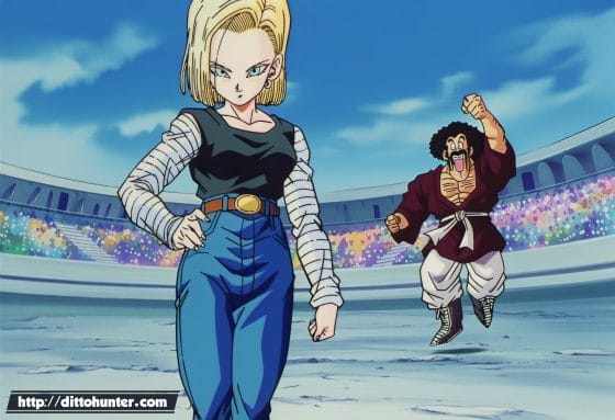 【ドラゴンボール・エロ画像】人造人間18号がサタンの絶倫デカチンポでねちっこいNTRセックスされちゃう!