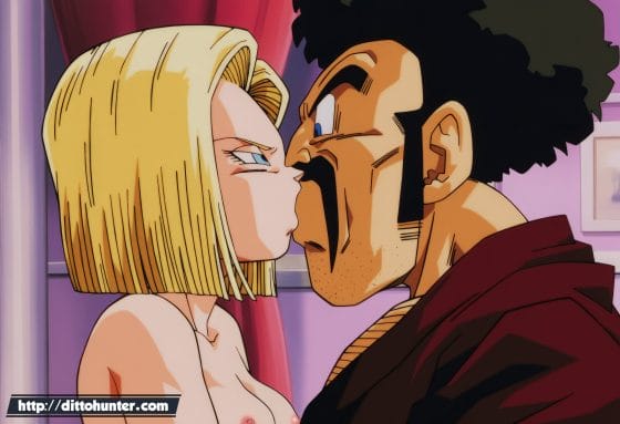 【ドラゴンボール・エロ画像】人造人間18号がサタンの絶倫デカチンポでねちっこいNTRセックスされちゃう!
