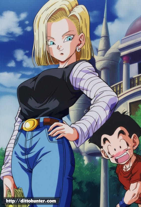 【ドラゴンボール・エロ画像】人造人間18号がサタンの絶倫デカチンポでねちっこいNTRセックスされちゃう!