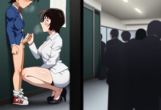 【エロ画像】美少女ヒロイン羞恥責めpart98!佐藤美和子がコナンに調教されて中出しオマンコで歩かされたり…他まとめ