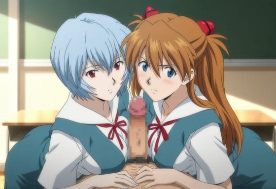 【エロ画像】セクハラレイプpart77!綾波レイと式波アスカがキモ中年教師にセクハラされまくったり…他まとめ