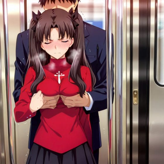 【エロ画像】痴漢レイプpart56!痴漢に逆らえない遠坂凛がイカされまくったり…他まとめ