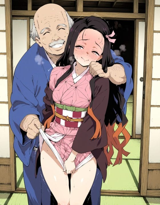 【エロ画像】拘束レイプpart86!竈門禰豆子がキモ爺に拘束されて快楽責めされたり…他まとめ