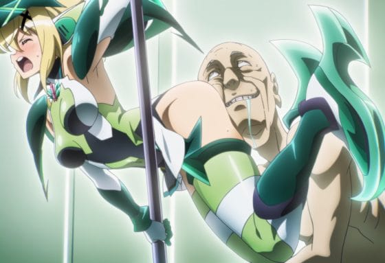 【戦姫絶唱シンフォギア】暁切歌 vs 変身強制解除おじさん！変身中に不意打ちされてセクハラされまくって敗北レイプ！