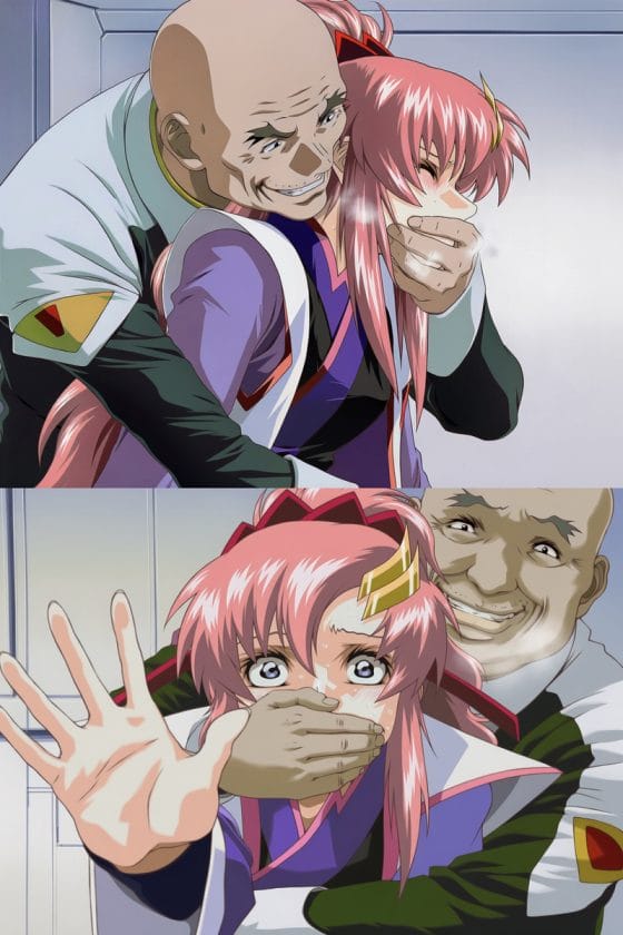 【エロ画像】キモ男凌辱レイプpart244!ラクス・クラインがキモオヤジに襲われて絶倫レイプされたり…他まとめ