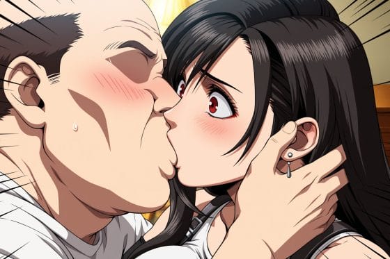 【エロ画像】キモ男凌辱レイプpart252!甘露寺蜜璃が温泉で中年オヤジ達に襲われて輪姦レイプされたり…他まとめ