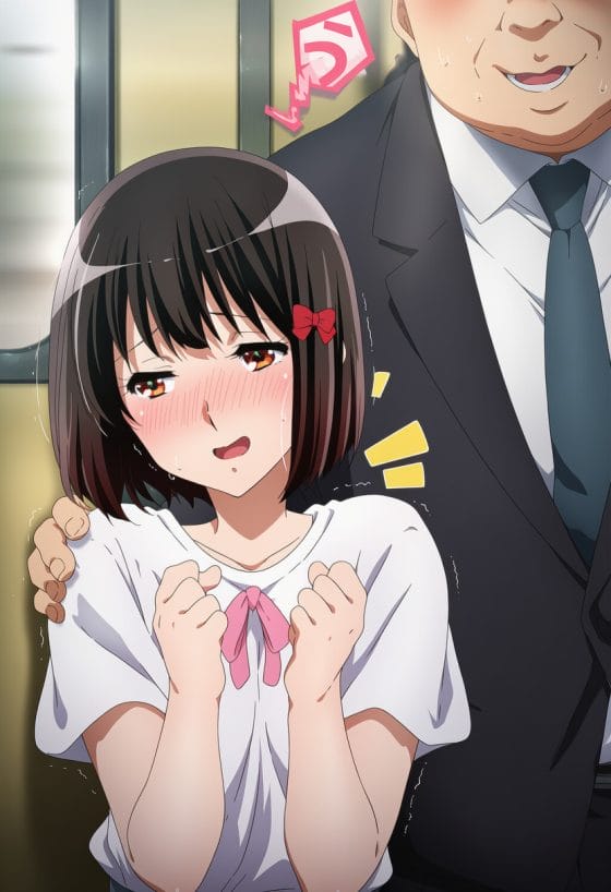 【響け!ユーフォニアム】痴漢おじさん達にサワサワされてイカされる黄前久美子と久石奏!