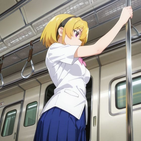 【エロ画像】痴漢レイプpart64!古手川唯が痴漢おじさん達に痴漢されて快楽を教え込まれたり…他まとめ