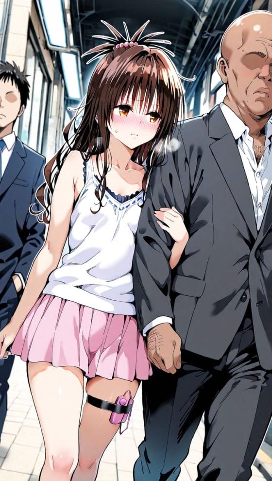 【エロ画像】痴漢レイプpart64!古手川唯が痴漢おじさん達に痴漢されて快楽を教え込まれたり…他まとめ