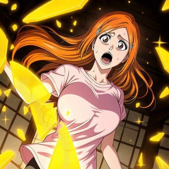 【BLEACH】敗北して囚われた井上織姫…!拘束されたまま変態男達に腋をナメ上げられてゾクゾクさせられちゃう…!