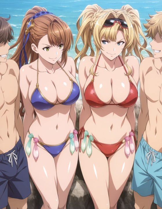 【エロ画像】ビッチヒロインアヘ顔絶頂part156!挑発的にエロいプルツーの未熟なカラダをがっつんがっつんピストン責めしたり…他まとめ