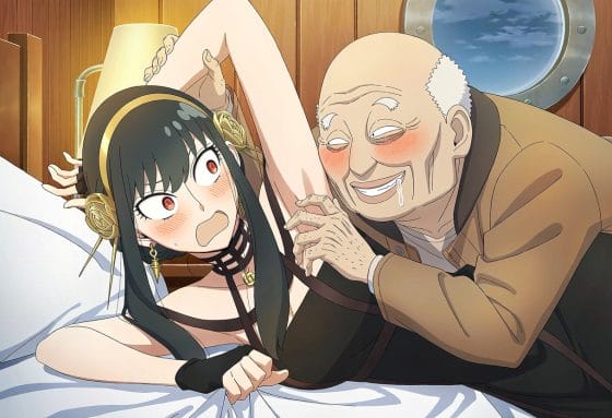【スパイファミリー】キモジジイのエロ診察でイカされるヨル・フォージャー…!クルーズ船での戦いで弱ったところを漬け込まれて…