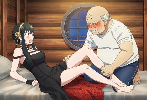 【スパイファミリー】キモジジイのエロ診察でイカされるヨル・フォージャー…!クルーズ船での戦いで弱ったところを漬け込まれて…
