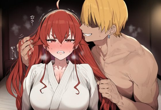 【無職転生】エリスがヤリチンDQNとの勝負にまさかの敗北…!チンポで延々と喘がされて完全敗北メス堕ちNTRされちゃう…